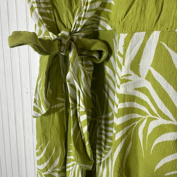 Cleobella Green Tropical Print Romper - Picture 7 of 8